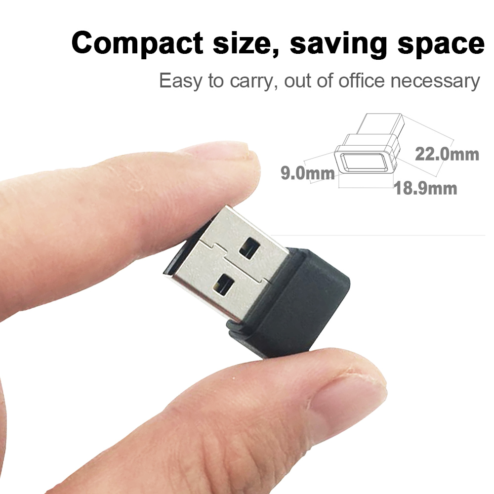 USB Fingerprint Reader Module for Windows 7、8、10 、11 Hello, Biometric Scanner padlock for Laptops &amp; PC