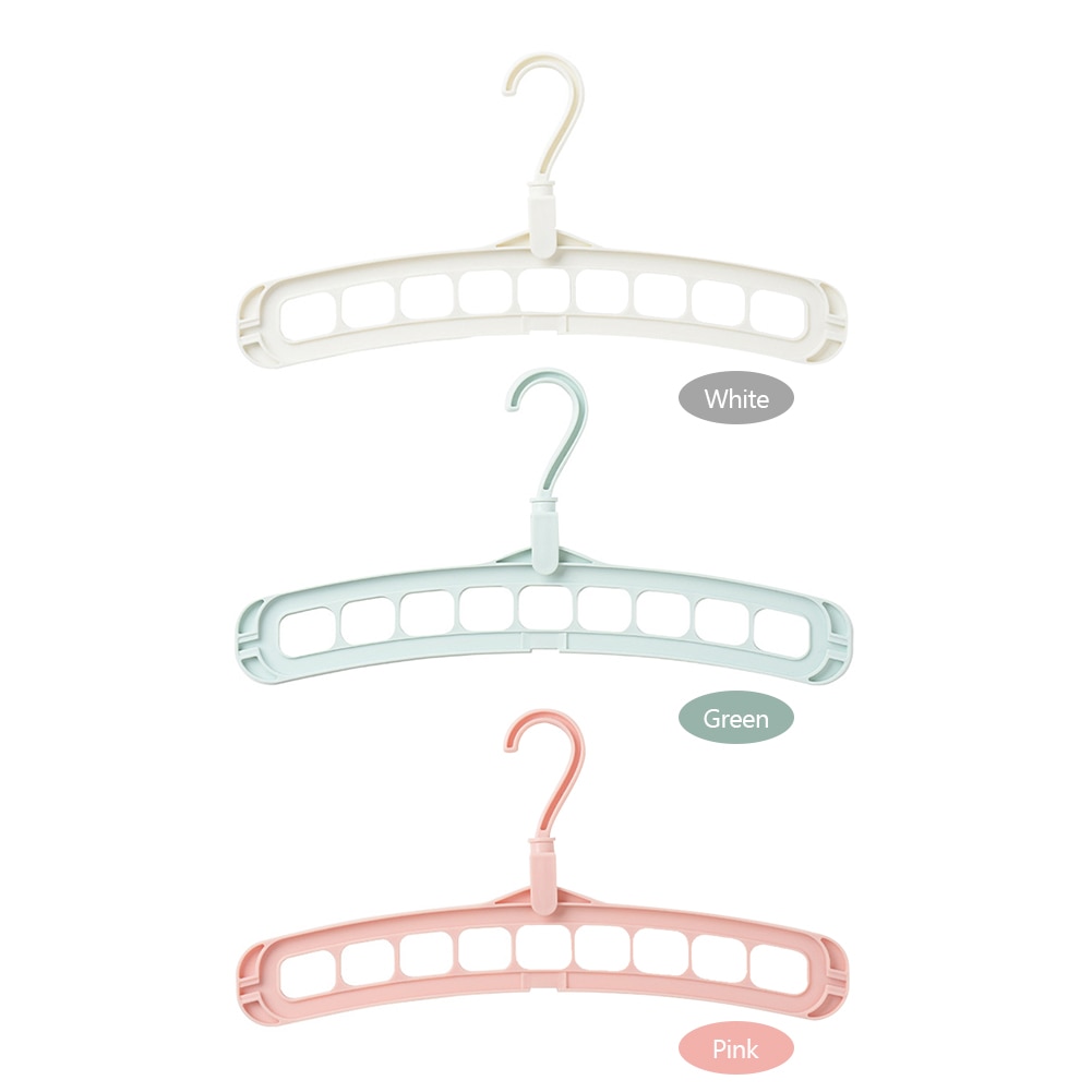 9 Holes Magic Clothes Hanger 360 Rotating Hanger Wardrobe Drying Racks Cloth Hangers Organizer Home Storage