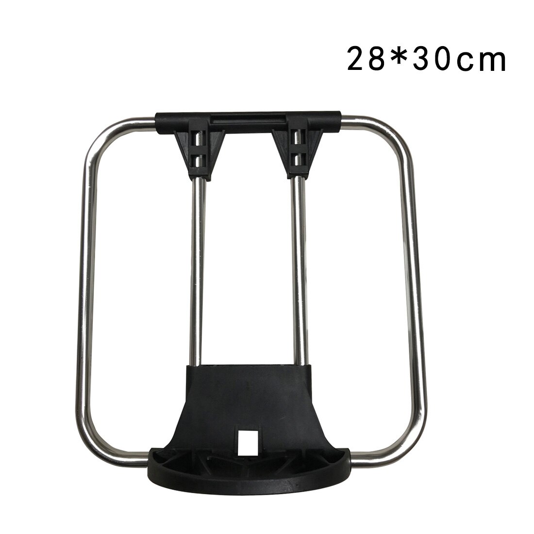 Folding Bike S-bag Front Bracket Rack Carrier Block Flat Frame Shoulder Backpack Pannier Basket Bag Frame for Brompton Bicycle: 28X30cm No handle