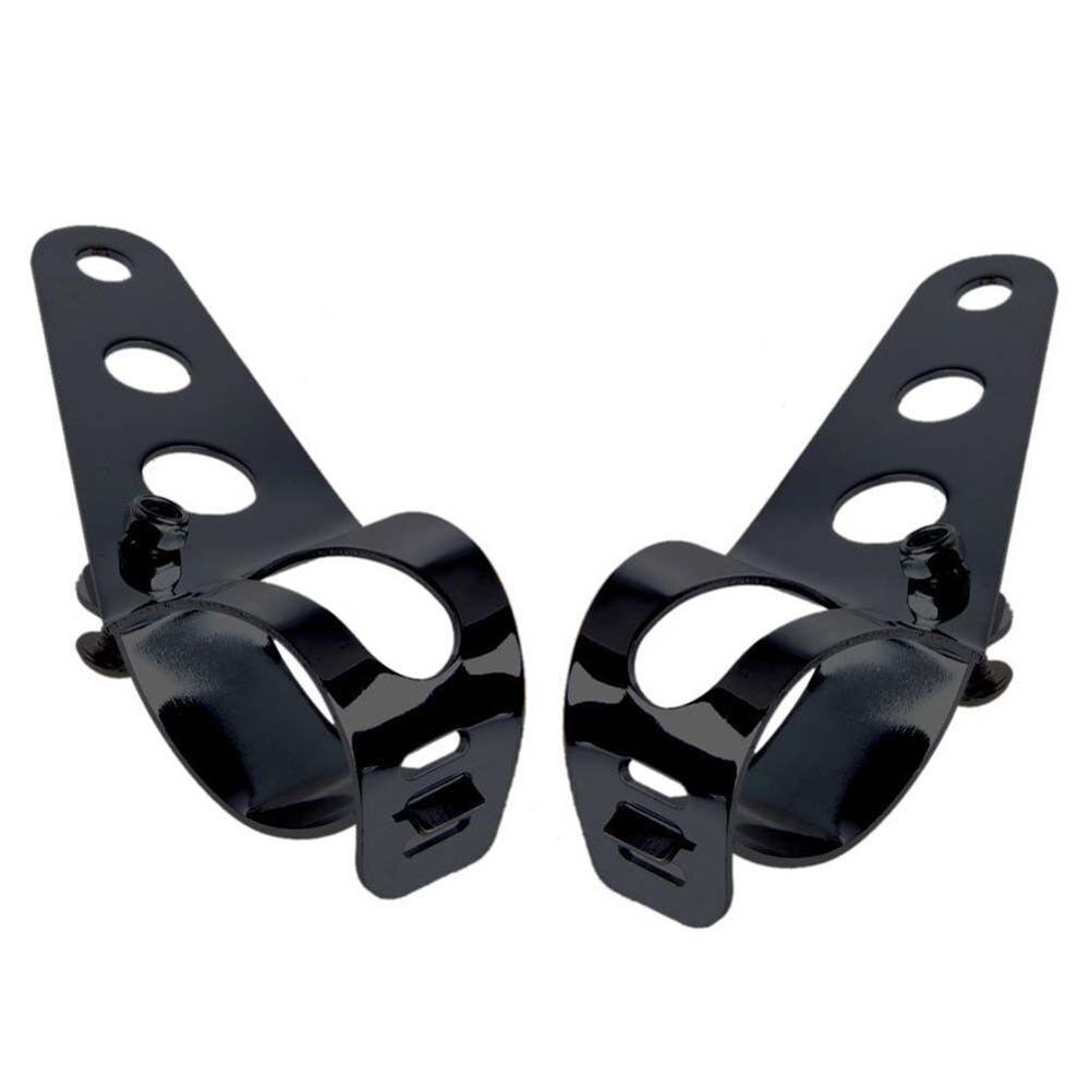 DC 12V motocykl grill reflektor z Bracktes motocykl retro reflektory silnik Moto skuter klasyczny przednie światła okrągła lampa: styl 5