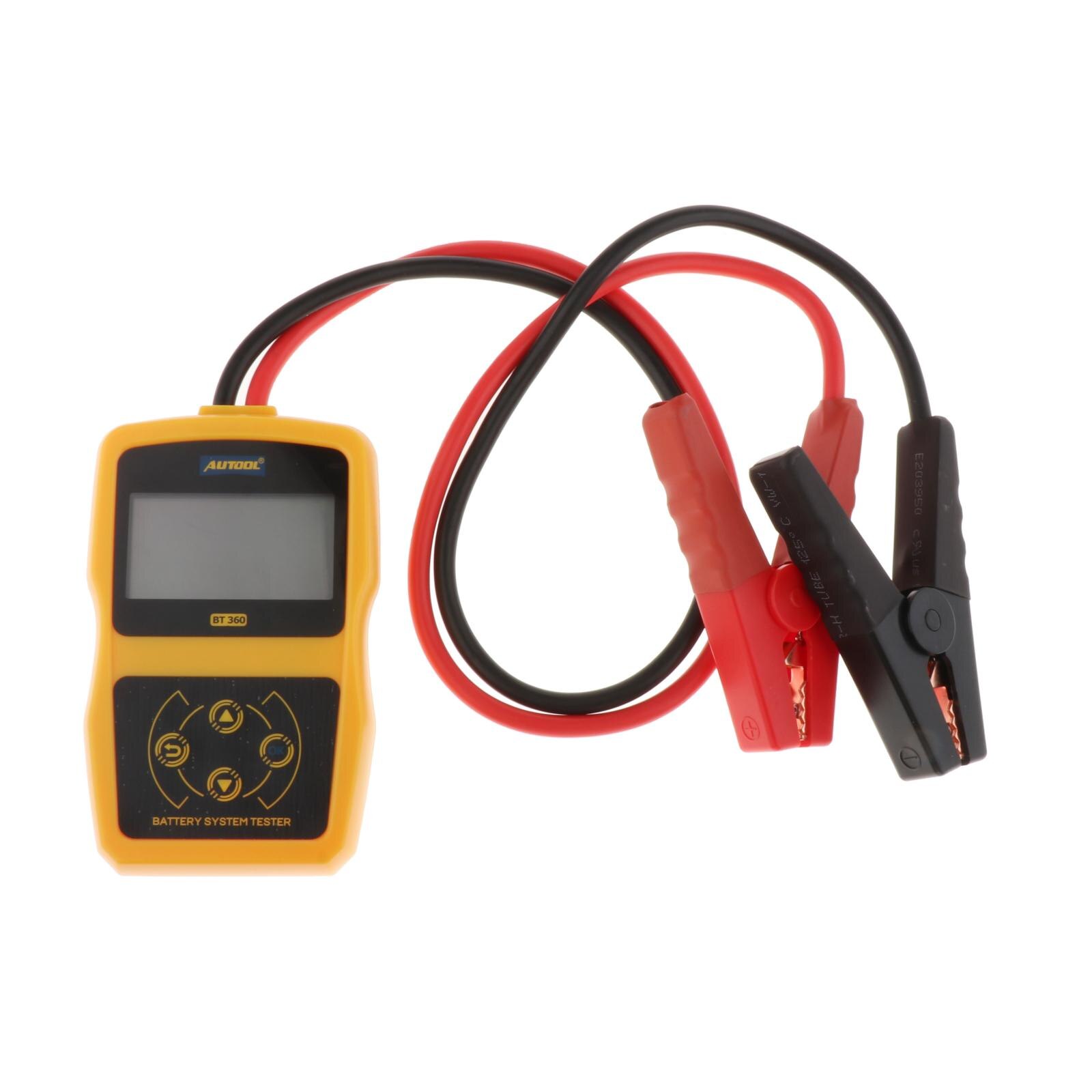 12V Vehicle Car Battery Tester Charging Cranking Test Analyzer Scanner Tool