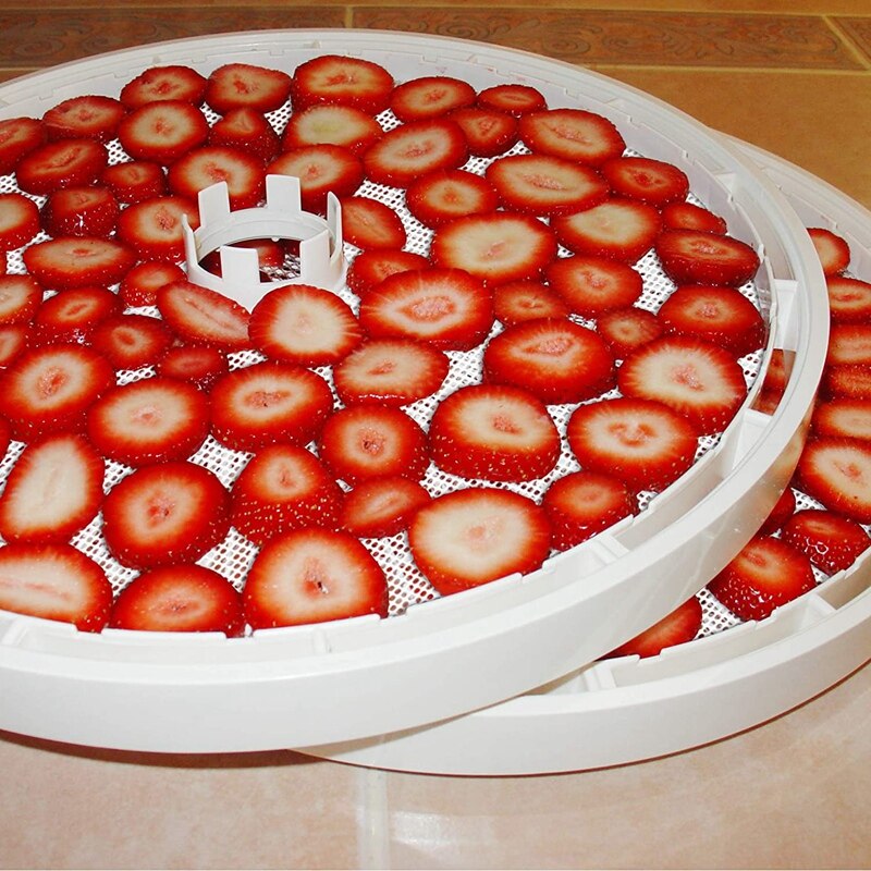 8 stk runde silikon dehydrator ark ikke-pinne frukt dehydrator saken gjenbrukbare s teamer matte mesh ark til frukt tørketrommel