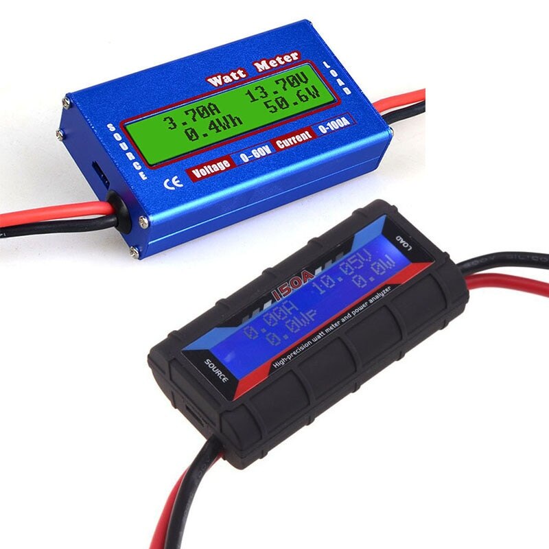 Digitale Wattmeter Hoge Precisie Power Meter Rc Watt Meter Balance Spanning Batterij Analyzer Watt Meter Checker