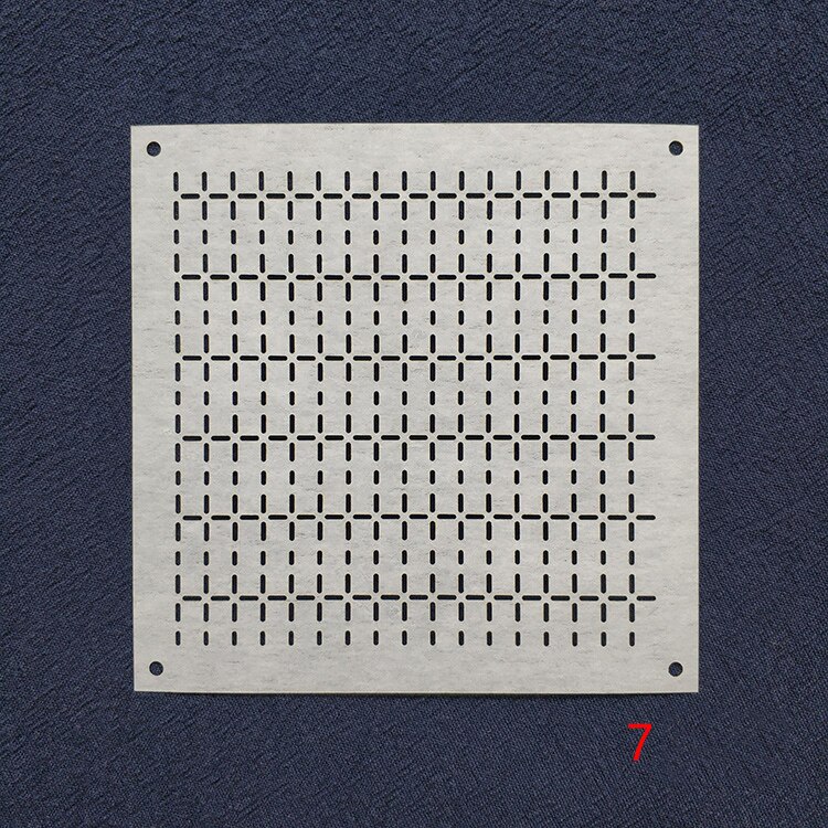 Pochoir Sashiko, motif de broderie Sashiko, pochoir matelassé, 4 &quot;de diamètre, 9 Options de motif: 7