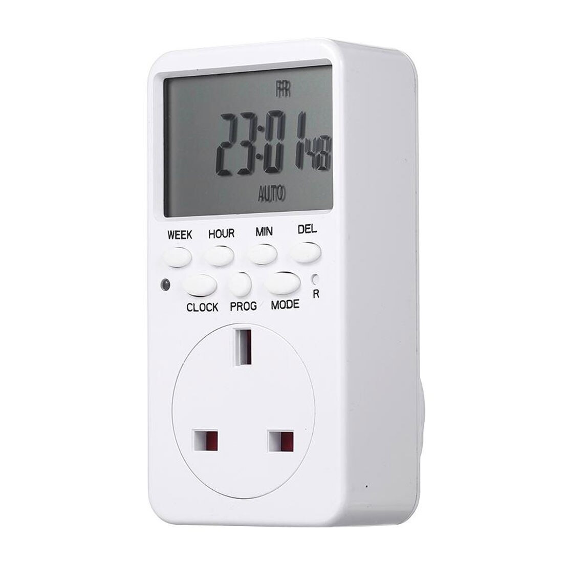 230V 120V 7 Day 12/24 Hour Electronic Digital Timer Switch EU UK US Plug Kitchen Timer Outlet Programmable Timing Socket: UK