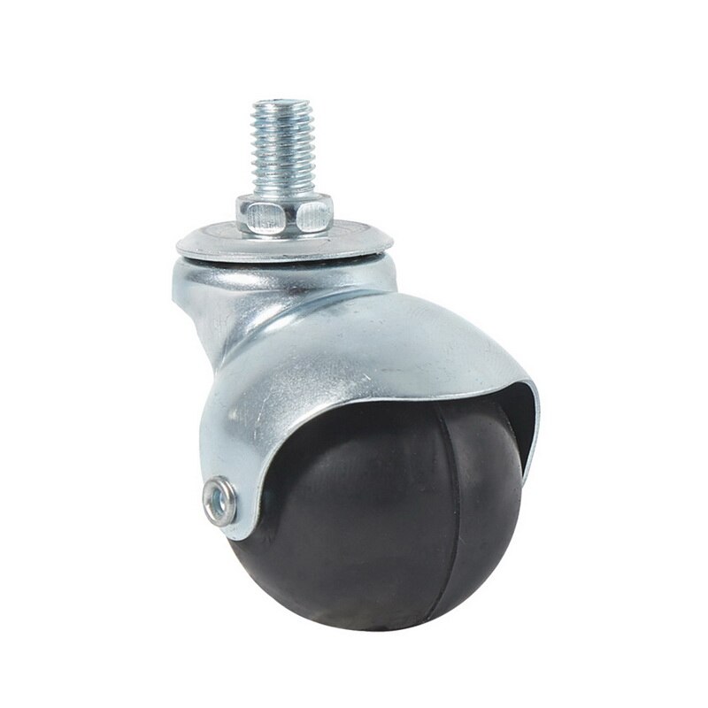 Office Chair Caster Wheels 3 Inch Swivel Rubber Caster Wheels Replacement Soft Safe Rollers Furniture Hardware Noise Wheels