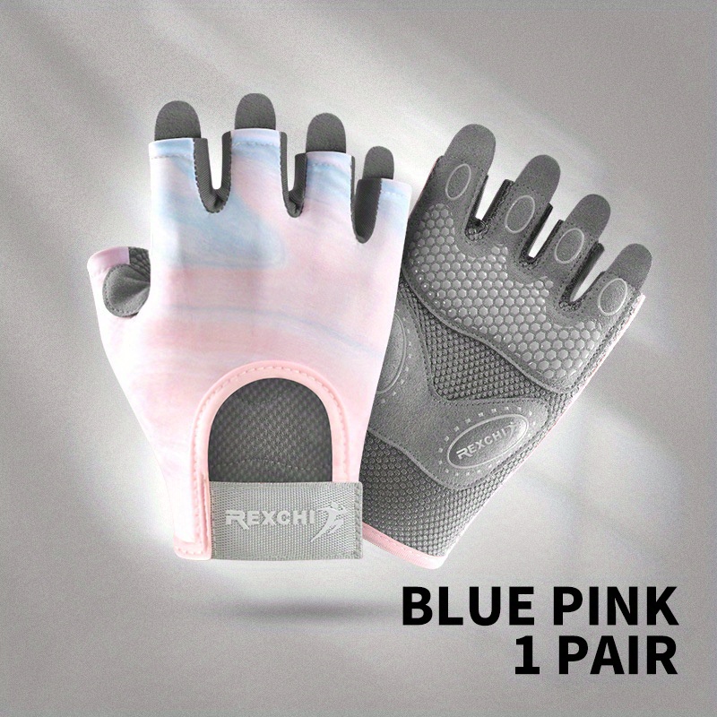 Breathable Half-Finger Fitness Gloves for Men and Women, Performance with Our Durable Half-Finger Gloves, Hand-Washable Gloves: S / WHITE