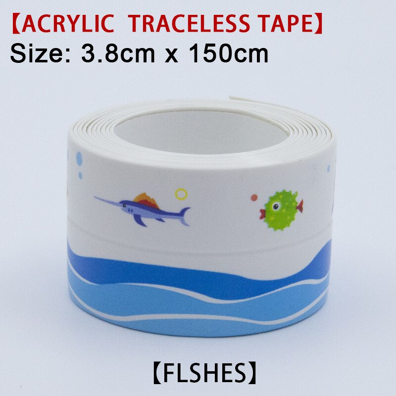 Acrylic glue Kitchen Stove Sink Toilet Bathroom Corner Wardrobe Waterproof And Mildew Proof Tape Seamless Self-Adhesive Corn: Acrylic 150cm yu