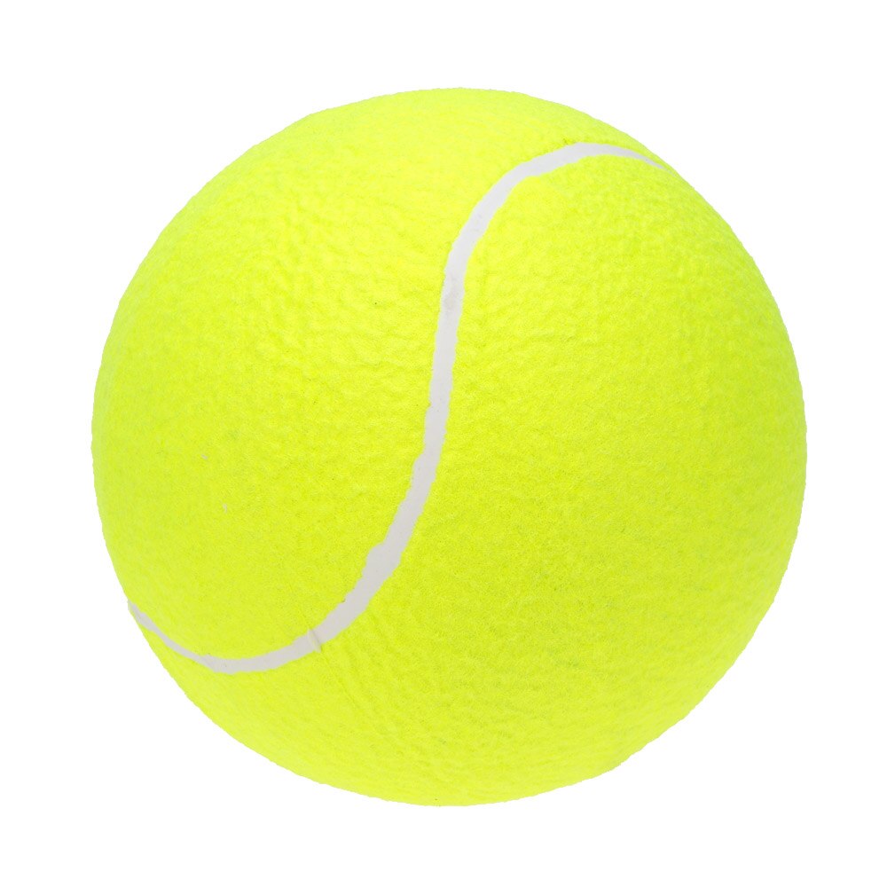 9.5 tum hundtennisboll jätte stor uppblåsbar utomhus tennisboll signatur mega jumbo husdjur leksak träning boll husdjur tugga leksak: Default Title