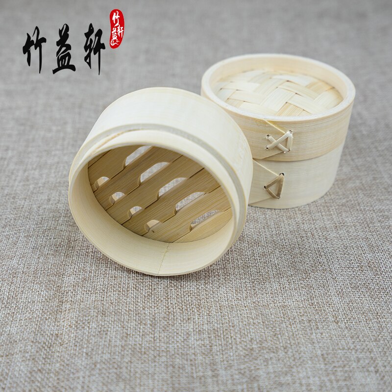 Huishoudelijke Handgemaakte Bamboe Stoomboot Fortunei Mini Bamboe Stoomboot Voor De Kleine Gestoomde Broodje Gestoomde Broodjes: 15cm