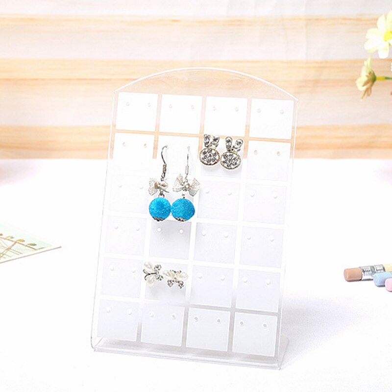 24/36 Pairs Oorbellen Houder Sieraden Showcase Stand Display Plastic Rack Handig Charmante Vrouwen Oorbellen Organizer Houder