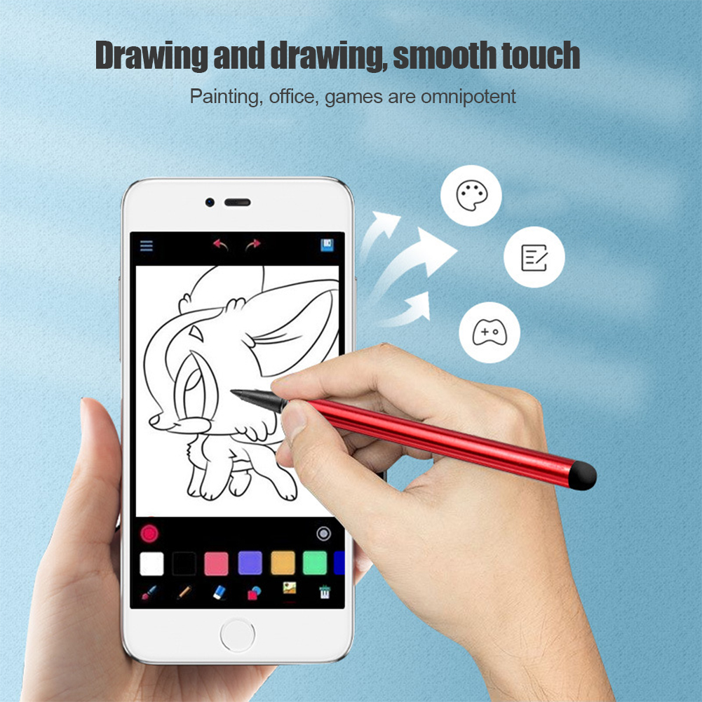 2 in 1 stylus kynä kosketusnäyttö piirustuskynä älypuhelimeen kapasitiivinen kynä tabletille ipad kannettava tietokone yleiskäyttöiset kapasitiiviset näytöt