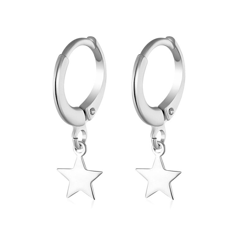 Ying Vahine 100% 925 Sterling Silber Stern Anhänger Zucht Ohrringe für Frauen