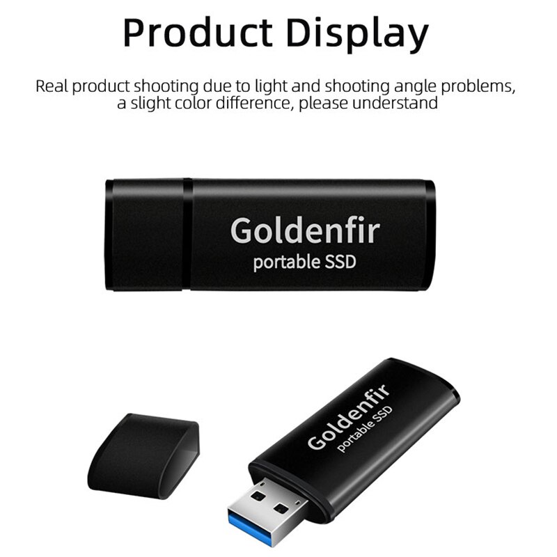 Goldenfir High Speed Portable SSD USB 3.0 128 GB/64 GB External Solid State Drive