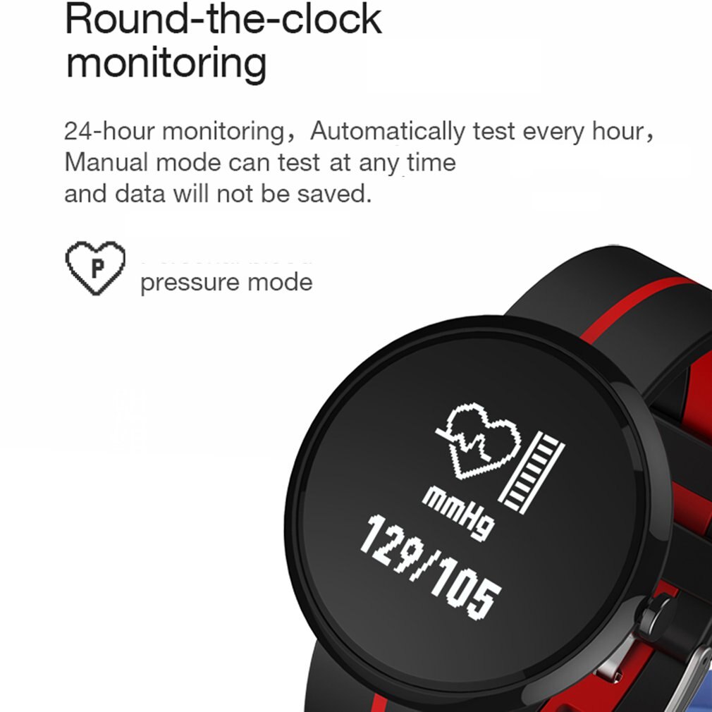 Smartwatch for Men & Women - Fitness Tracker, Health Monitor, iOS/Android Compatible