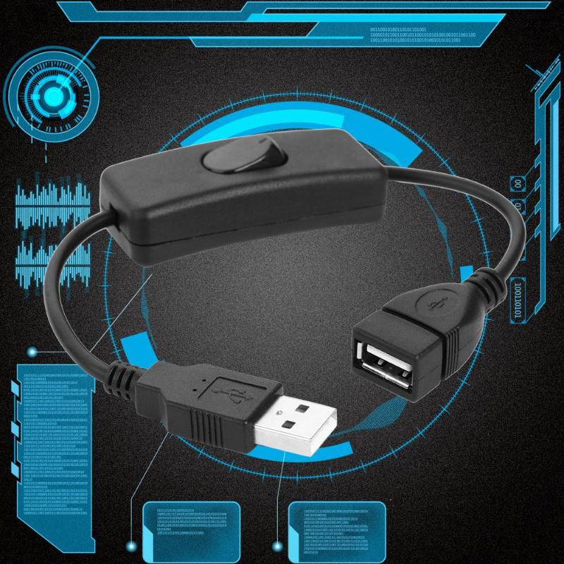 USB Gadgets USB ON OFF interrupteur câble USB 2.0 mâle à femelle rallonge câble pour lampes LED/DC