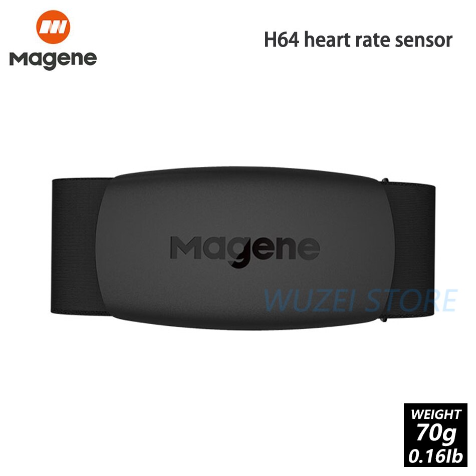 Magene Zwillinge S3 Geschwindigkeit Kadenz Sensor Ameise + H64 Bluetooth 4,0 Herzfrequenz Sensor für Strava garmin iGPSPORT Bryton Fahrrad Computer: H64Herz Bewertung Sensor