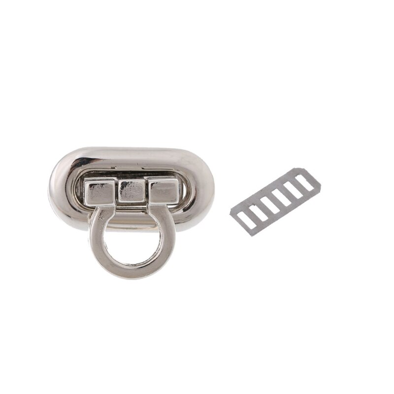 Metal Clasp Turn Lock Twist Lock for DIY Handbag Craft Bag Purse Hardware: D