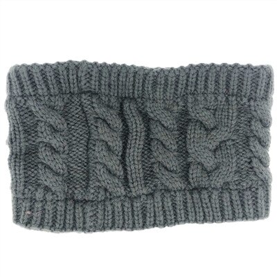 Vrouwen Warm Winter Sneeuw Hoed Muts Geen Top Wol Hoed: Donkergrijs