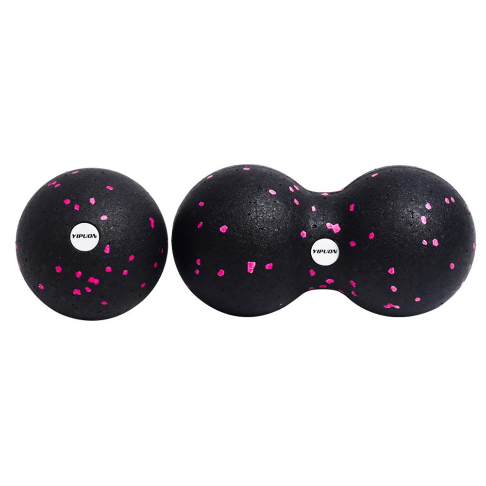 Erdnuss-massageball, yogaball, lacrosse-myofaszienball, hochdicht, leicht, fitness-körperfaszienmassageübung, schmerzlinderung: Rosa
