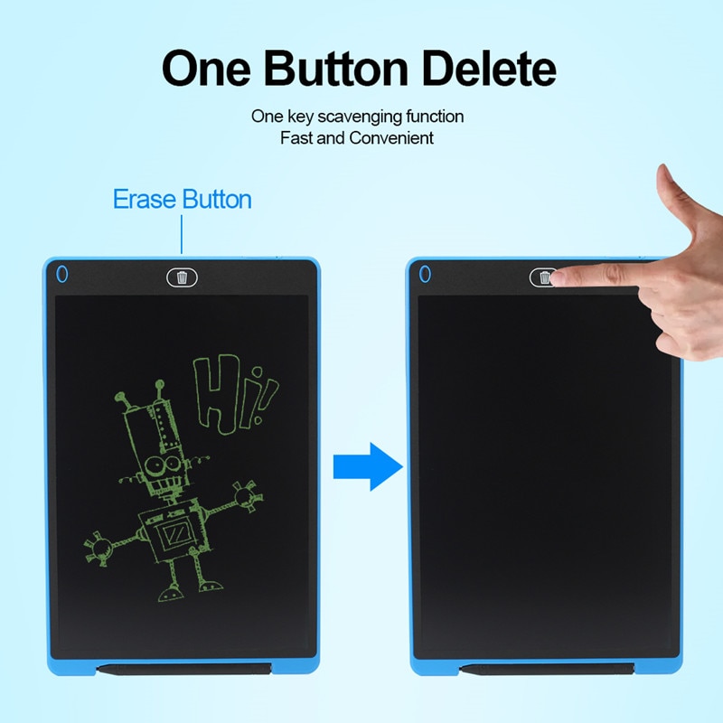 Kids Drawing Tablet Digital Graphics Tablet LCD Writing Tablet 12 Inch Electronic Notepad Portable Drawing Board Handwriting pad