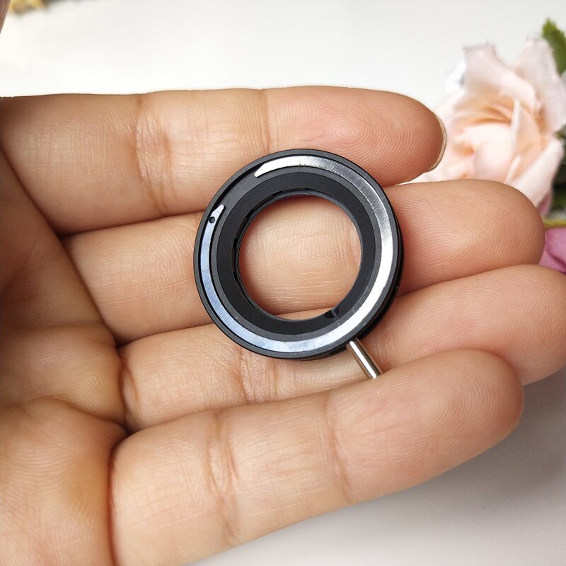 1 Pc 1.2-18 Mm 10 Bladen Verstelbare Zoom Optische Iris Diafragma Diafragma Condensator Digitale Camera Microscoop Lens adapter Gebruik