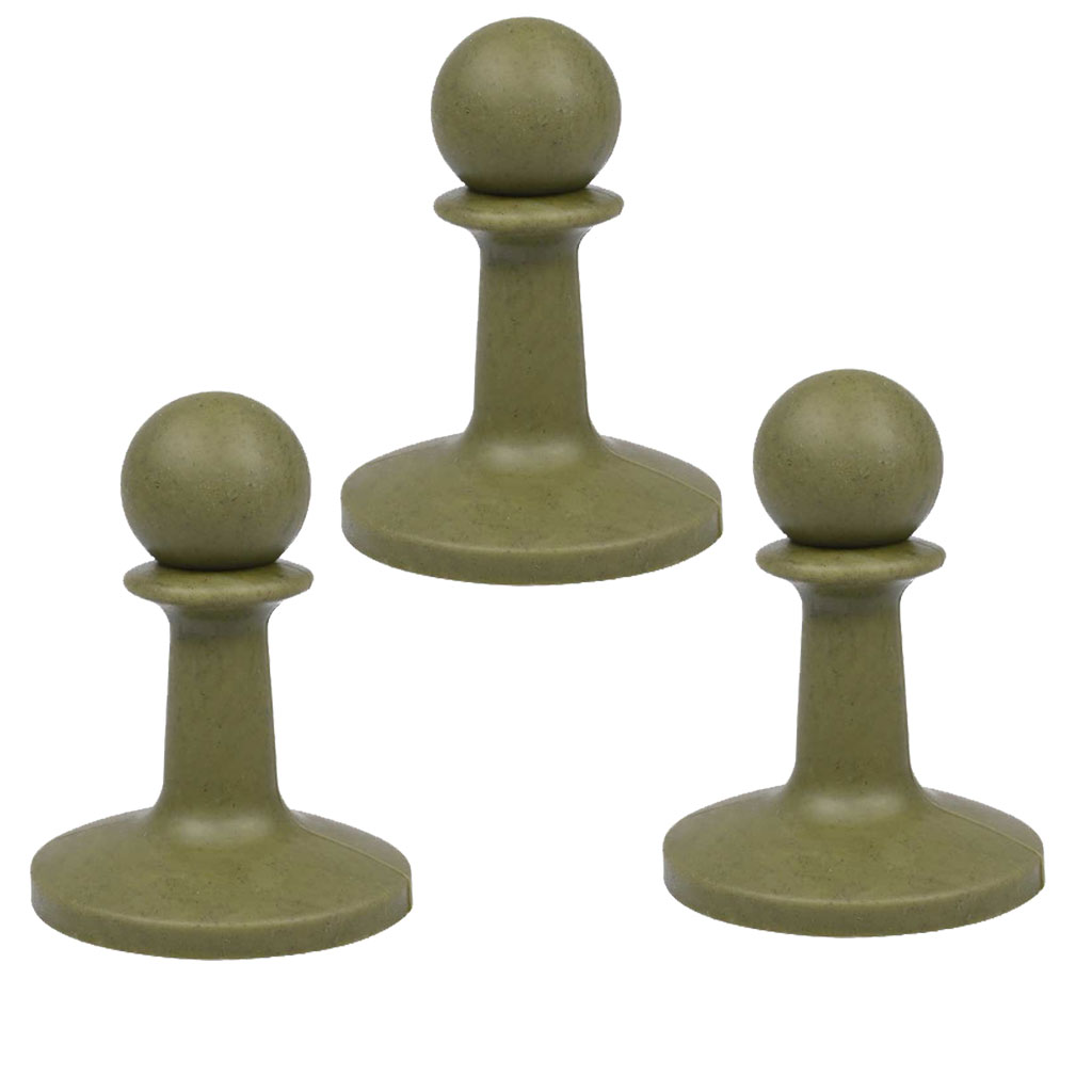 Anti-donder beschermhoes Bliksembestendige luifelstang Tentstokken Hoed Camping Tent Tarp Grabbers Luifel Regendichte stokken Pijler: Rood