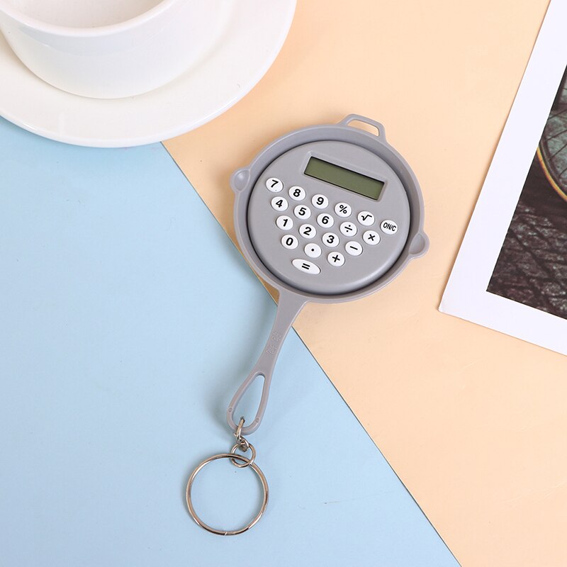 Chicken Pan Miniature Calculators Key Chain Are Reserved For Students For Exams Portable Keychain Calculator: GR