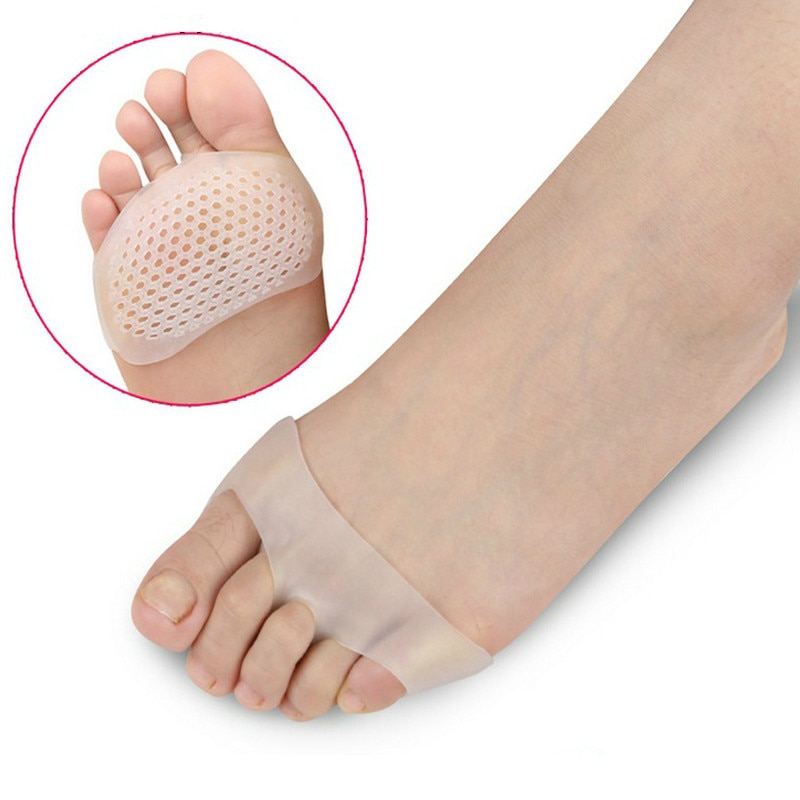 1 Paar Silicone Gel Hamer Teen Separator Correctie Straightener Orthopedische Middenvoet Ringen Voetverzorging Schoenen Cushion Foot Pads