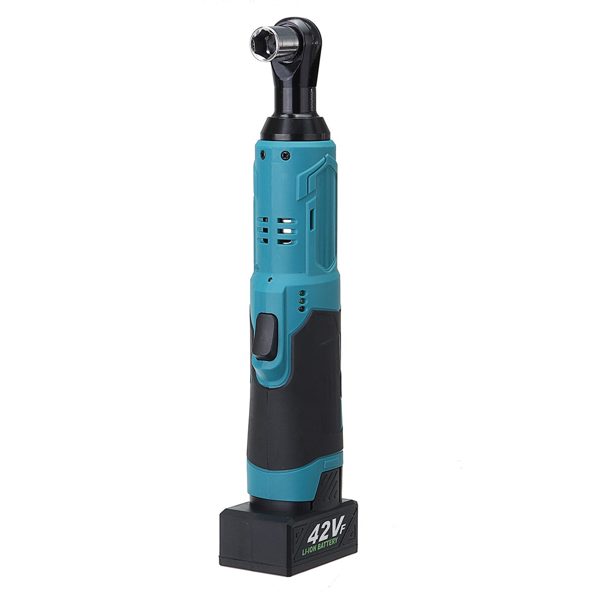 100Nm 42VF Cordless Electric Wrench 3/8 Ratchet Wrench to Removal Screw Nut Car Repair Tool 1x Li-Ion Battery Angle Screwdriver