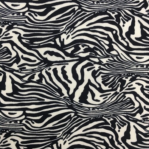 Spot Rayon Fine Twill Printed Fabric Zebra Printed Fabric Suspender Top Dress Fabric: 3