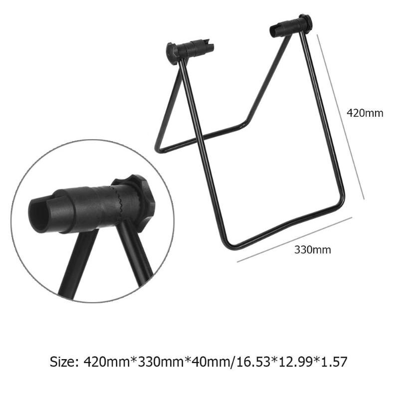 Soporte de aluminio para bicicleta, cubo de rueda de ciclismo, Marco plegable BMX, soporte reparación bicicleta, estante de almacenamiento para estacionamiento al aire libre