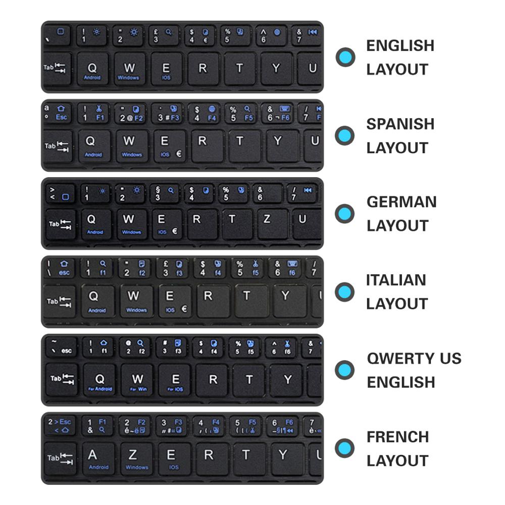 For iPad 9.7 5th 6th Gernation Case Keyboard For iPad For iPad Pro with Pencil Holder QWERTY AZERTY Bluetooth Keyboard