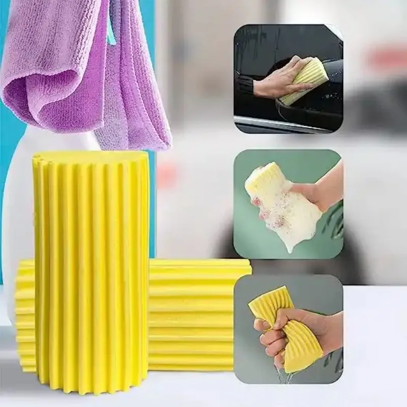 PVA Dust Cleaning Sponge Reusable Multifunctional Kitchens Household Sponge Cleaning Brush for Car Blinds Cleaning Sponge