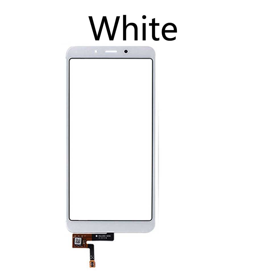 5.45 &quot;Voor Xiaomi Redmi 6 Redmi6 Redmi 6A Touch Screen Panel Sensor Lcd-scherm Glas Lens Panel Touchscreen Digitizer: White-No tool