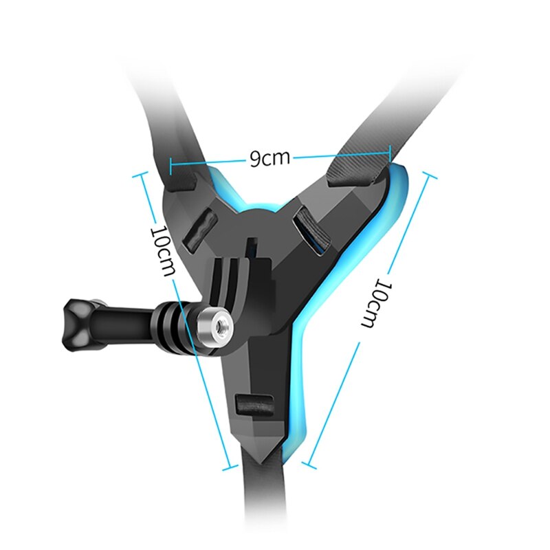 Motorcykel hjelm front hage beslag holder stativ mount til gopro hero 8 7 5 sort xiaomi go pro hero 7