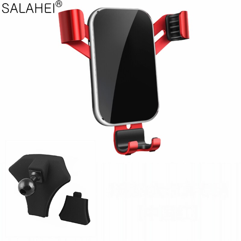 Plastic Car Mobile Phone Holder For Mercedes-Benz GLA 45 AMG X156 CLA W117 C117 GLA200 GLA250 COUPE Air Vent Mount Bracket: red