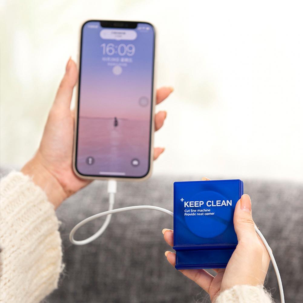 2Pcs Data Wire Winder Box Useful Retractable Cable Cord Organizer Practical Cord Cable Storage Box