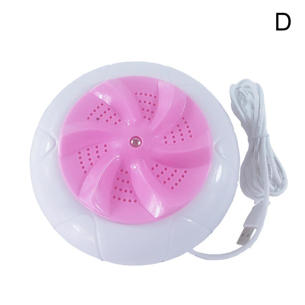 Mini Ultrasonic Washing Machine automatic Washer Prevent Wheel Laundry Household dormitory machine Wave Winding portable: D