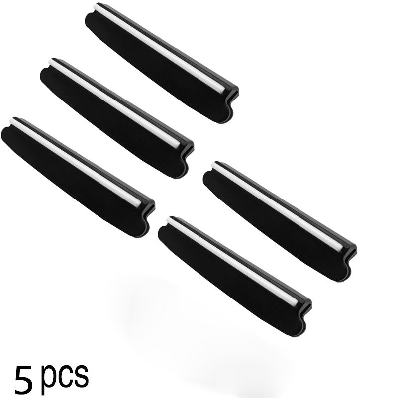 Guía de ángulo para afilar cuchillos, guía de afilador, guía de ángulo, Clip para cuchillo, varilla de cerámica, 15 grados, afilar el cuchillo, piedra de afilar: TRANSPARENT