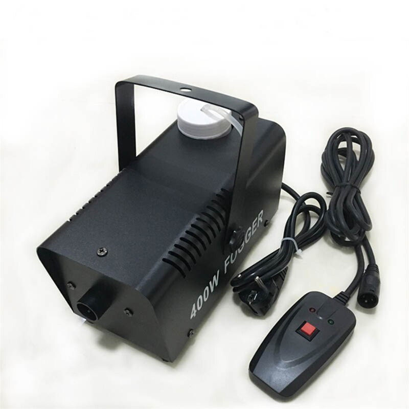 Mini 400W Fog Rook Mist Effect Machine Disco Dj Party Kerst Stage Projector Met Draad/Afstandsbediening Thuis floor Fogger