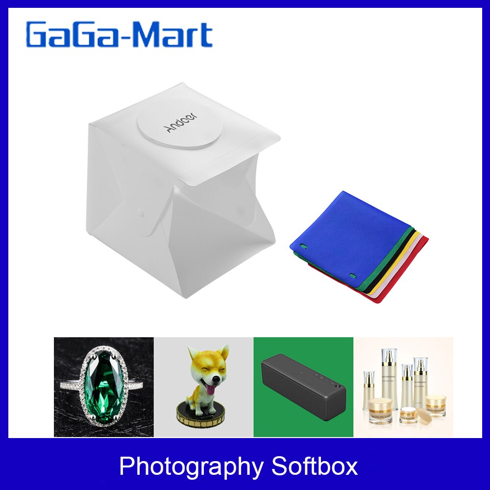 Fotografie Softbox Draagbare Fotostudio Led Licht Box Schieten Tent Vouwen Fotografie Studio Softbox Voor Producten Stilleven