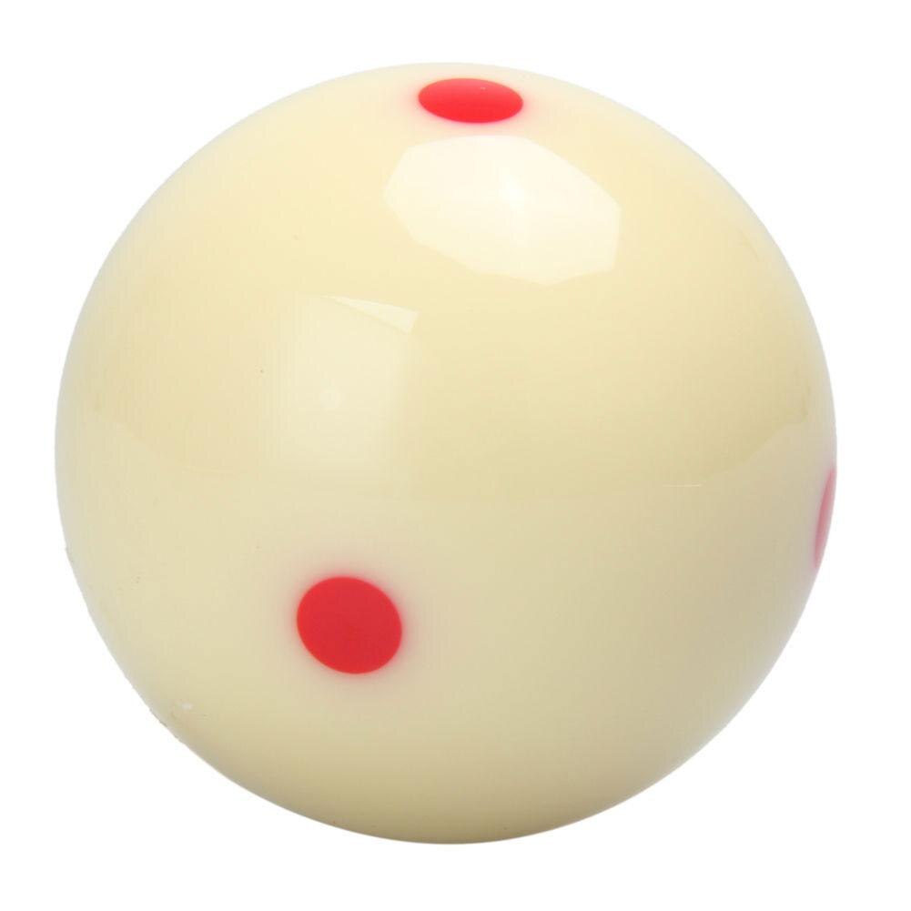 Cue bold rød 6 dot-spot mishandlet hvid pool-billard træning billard pool bold: Default Title