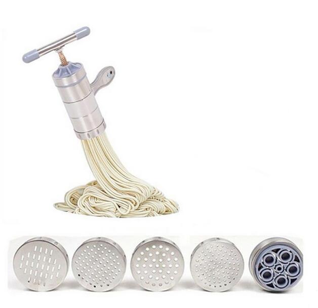 Stainless Steel Noodle Maker With 5 Models Manual Noodles Kitchen Tools Vegetable Fruit Juicer Press Pasta Tools: Default Title