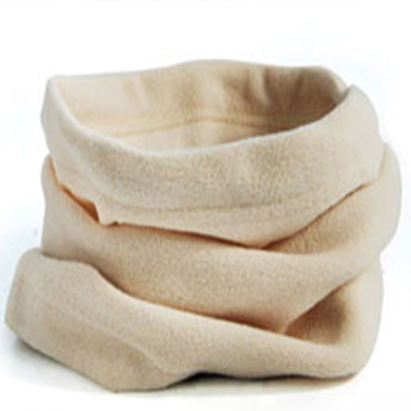 Winter Essential Unisex Polar Fleece Neck Men and Women All Appropriate Headband Wrap Shawl Scarf 9 colors: Beige