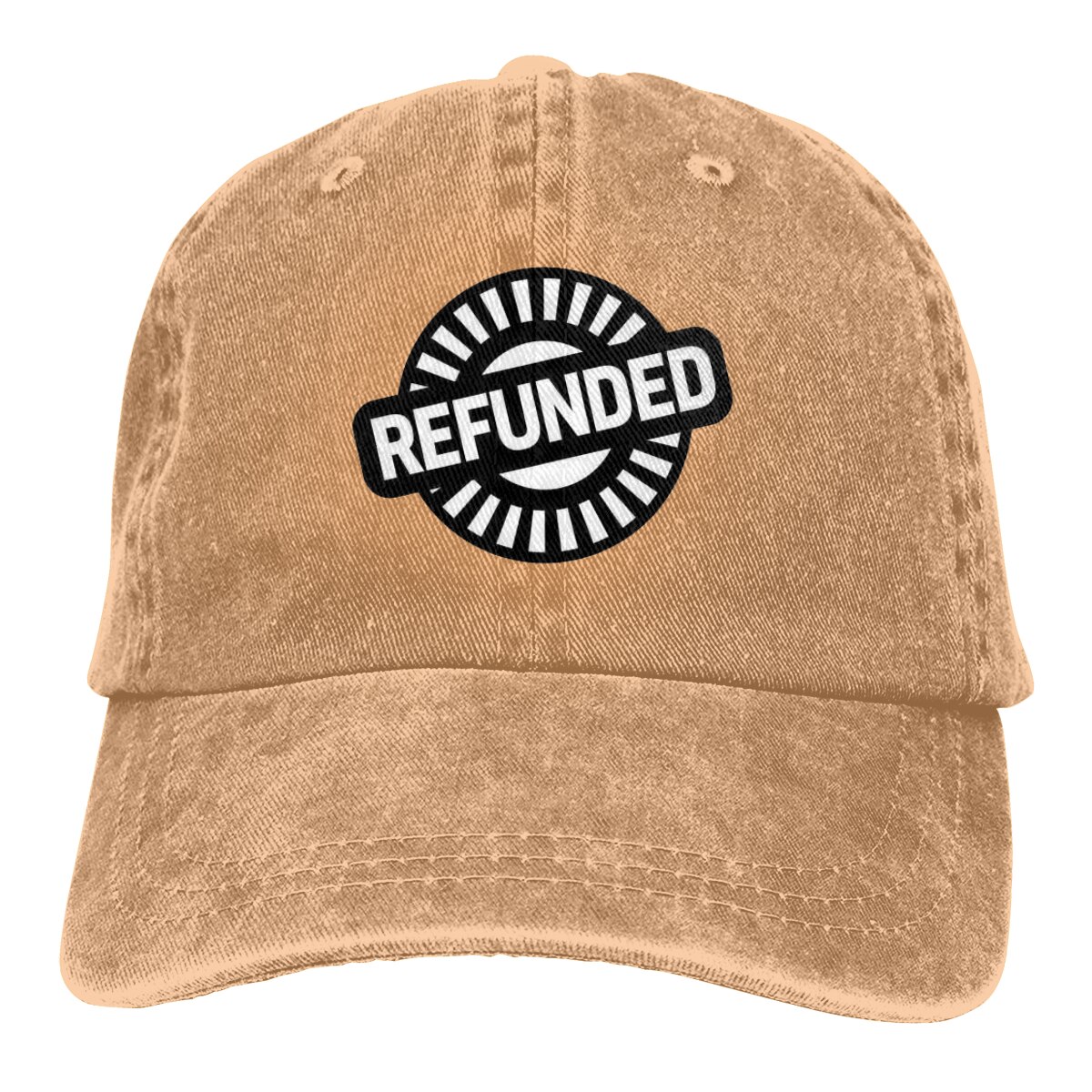 Vx544 Washed Denim Emblem Of Iran Lion And Sun Flag Navy Baseball Cap