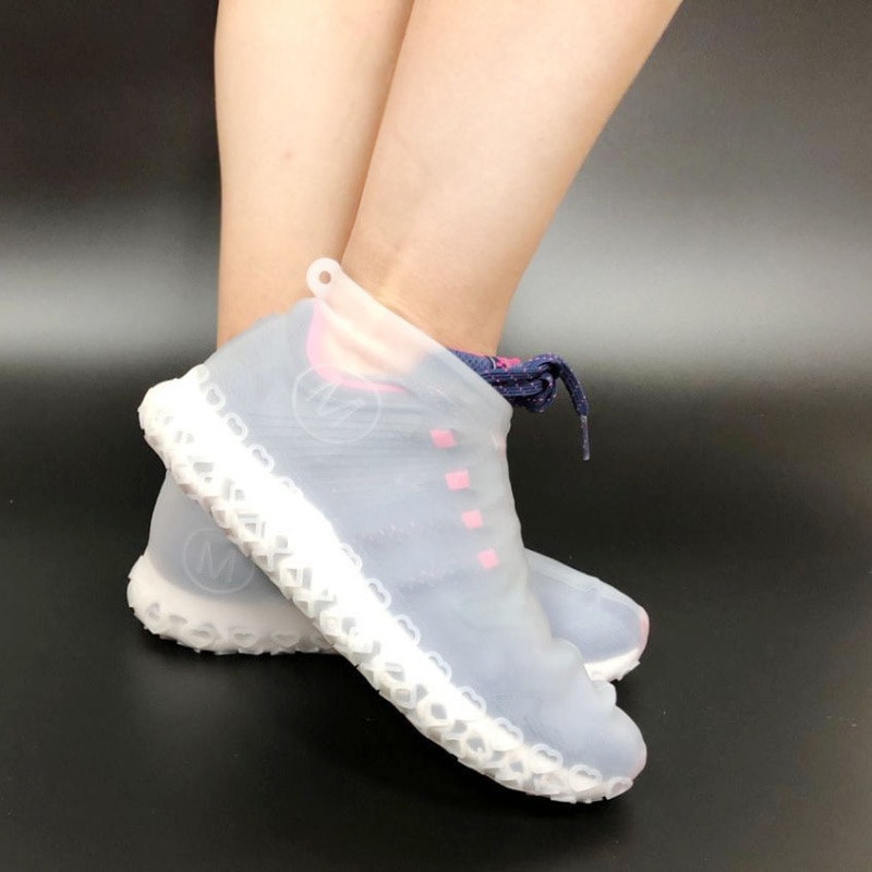 Waterdichte overschoenen voor fietsen, herbruikbare siliconen latex schoenen, elastische overschoenen ter bescherming van schoenen, accessoires, stofhoezen