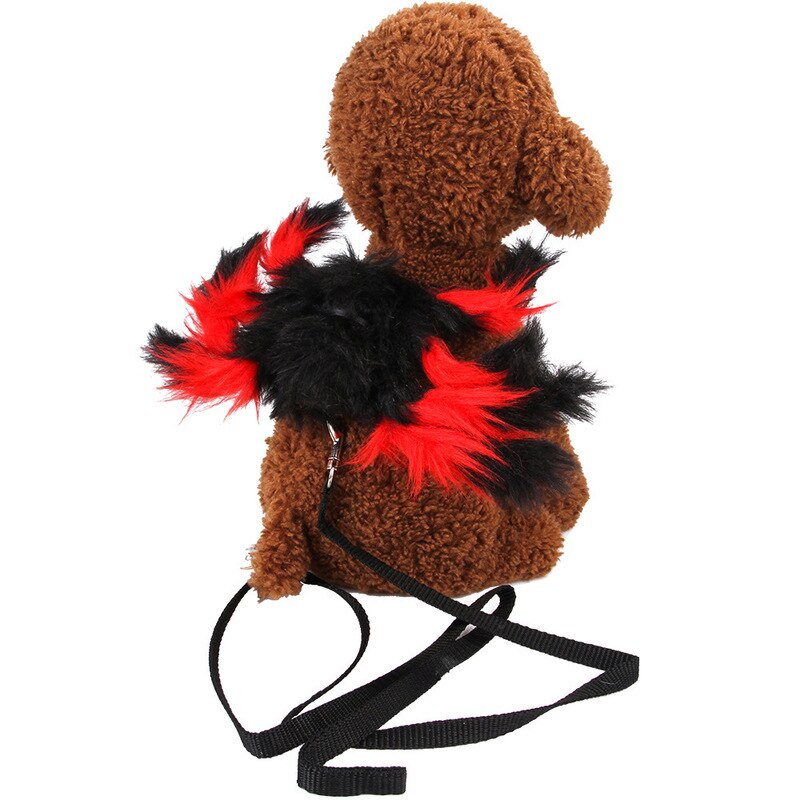 MICATALE-ropa de araña para Halloween, disfraz de simulación de cachorro de araña roja para perros y gatos, traje divertido de , novedad