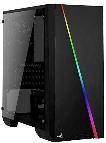 Micro-ATX aerocool cylon mini frontanl case with rgb side beam lighting line acrylic reader s
