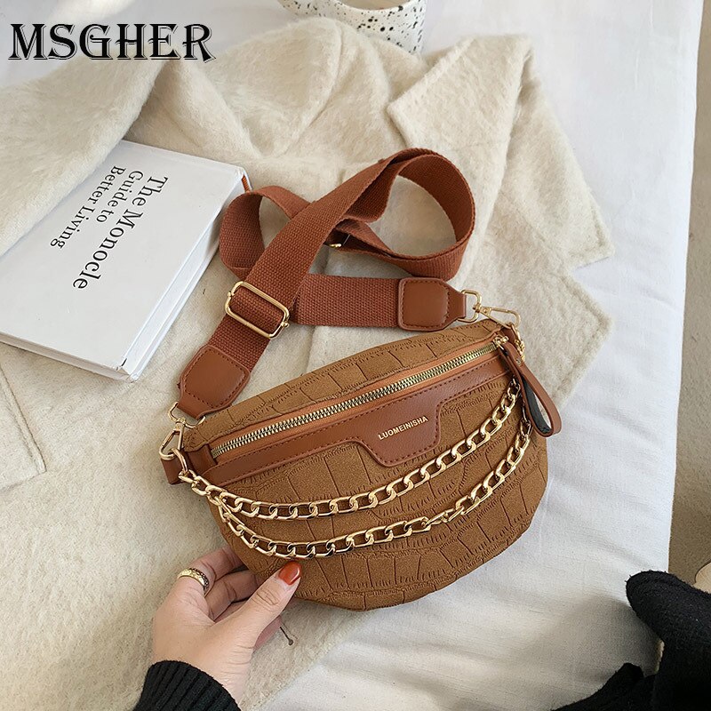 Chain MINI Stone Parrten Crossbody Bags For Women Winter Shoulder Handbags Female Travel Branded Trending Hand Bag